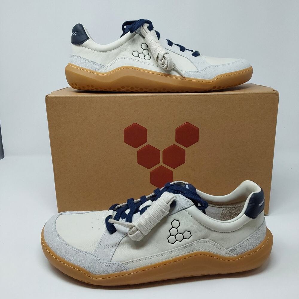 Vivobarefoot Gobi III Mens 10 EU43 Limestone Seaborne Leather Barefoot 309123